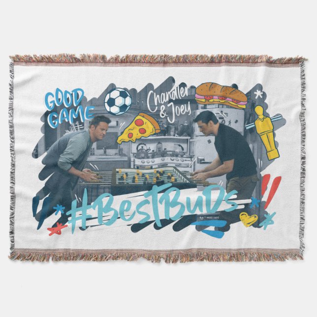 VÄNNER™ | Chandler & Joey - Best Buds Filt (Framsidan)