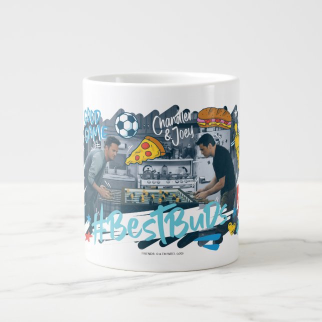 VÄNNER™ | Chandler & Joey - Best Buds Jumbo Mugg (Framsidan)