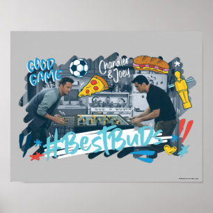 VÄNNER™ Chandler & Joey - Best Buds Poster