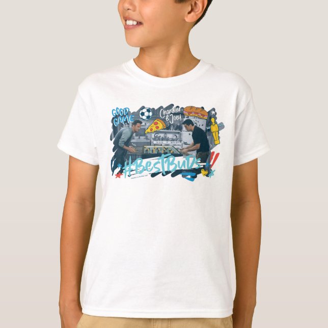 VÄNNER™ | Chandler & Joey - Best Buds T Shirt (Framsida)