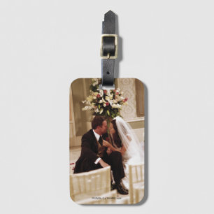 VÄNNER™   Chandler & Monica Married Bagagebricka
