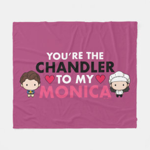 VÄNNER™ Du är Chandler till min Monica Fleecefilt