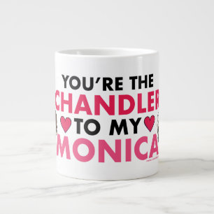 VÄNNER™   Du är Chandler till min Monica Jumbo Mugg