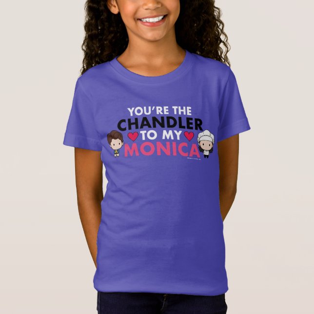 VÄNNER™| Du är Chandler till min Monica T Shirt (Framsida)