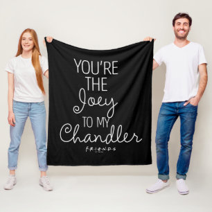 VÄNNER™ Du är Joey till min Chandler Fleecefilt