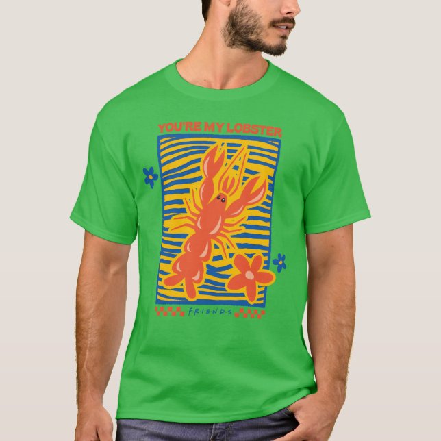 Vänner, du är min hummerdesignpresent t shirt (Framsida)