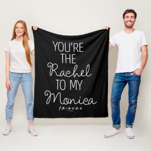 VÄNNER™ Du är Rachel till min Monica Fleecefilt