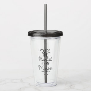 VÄNNER™ Du är Rachel till min Monica Take Away Mugg