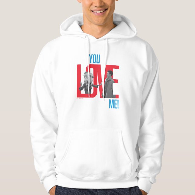 VÄNNER™ | Du Kärlek Me Quote Hoodie (Framsida)