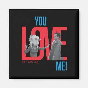 VÄNNER™   Du Kärlek Me Quote Magnet