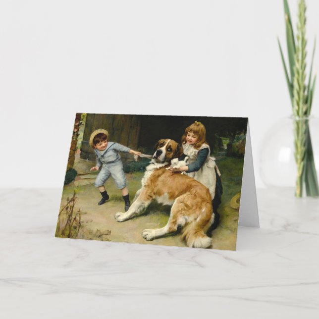 Vänner eller foe | Arthur John Elsley Kort (Framsida)