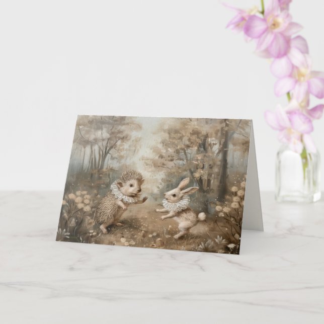 Vänner - Falt gratulationskort Kort (Orkide)