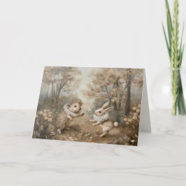 Vänner - Faltat vykort