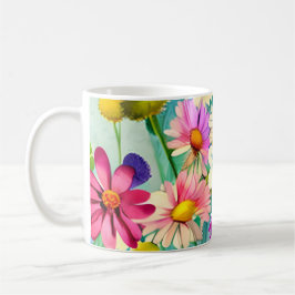 Vänner får allt att blomma kaffemugg
