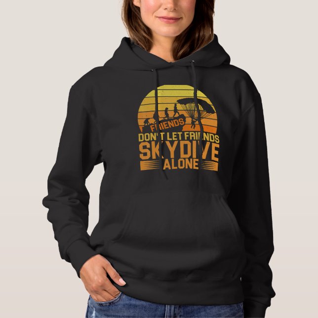 Vänner får inte låta vänner Skydive-Ensamen T Shirt (Framsida)
