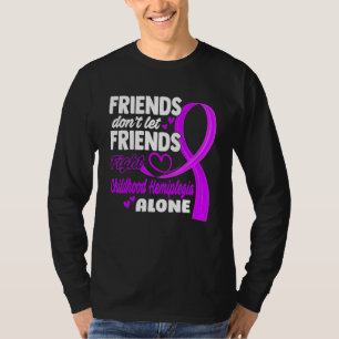 Vänner får inte låta vänner slåss mot barn Hemiple T Shirt