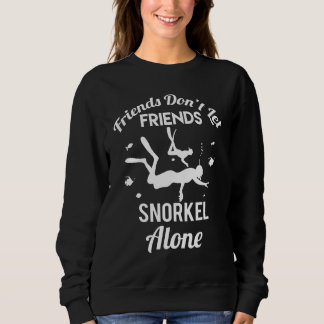 Vänner får inte låta vänner Snorkel Ensam Snorkeli T Shirt