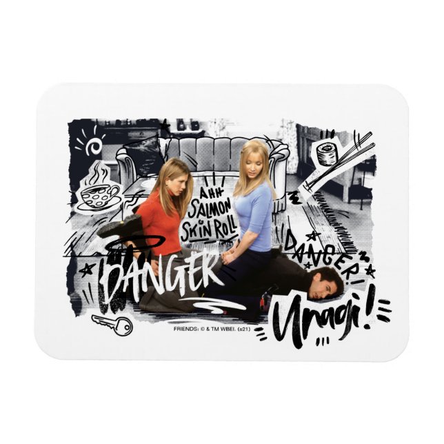 VÄNNER™ | Fara! Unagi! Magnet (Horisontell)