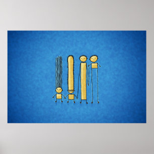 Vänner (Färg 2) Poster