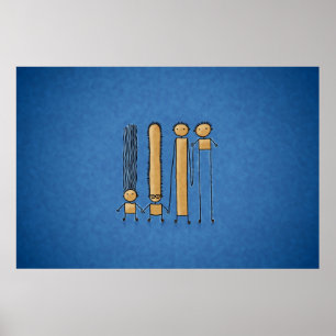 Vänner (Färg 2) Poster