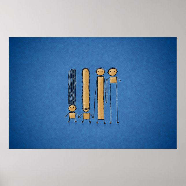 Vänner (Färg 2) Poster (Framsidan)