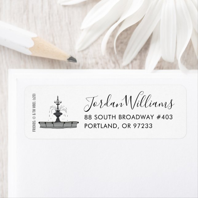 VÄNNER™ Fontän Returadress Etikett (Insitu)