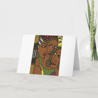 Vänner för afrikansk amerikankvinnasyster kort