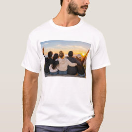 Vänner för alltid – bästa vänners gruppfotodesign t shirt