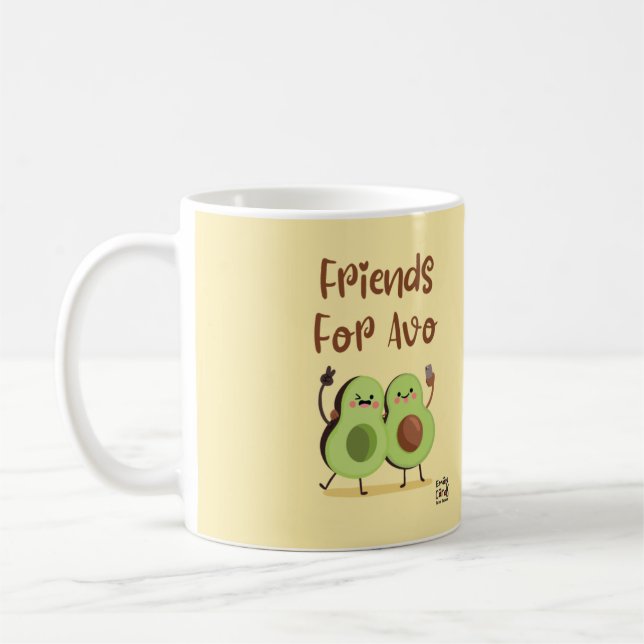 Vänner för alltid kaffemugg (Vänster)