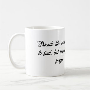 Vänner för alltid kaffemugg