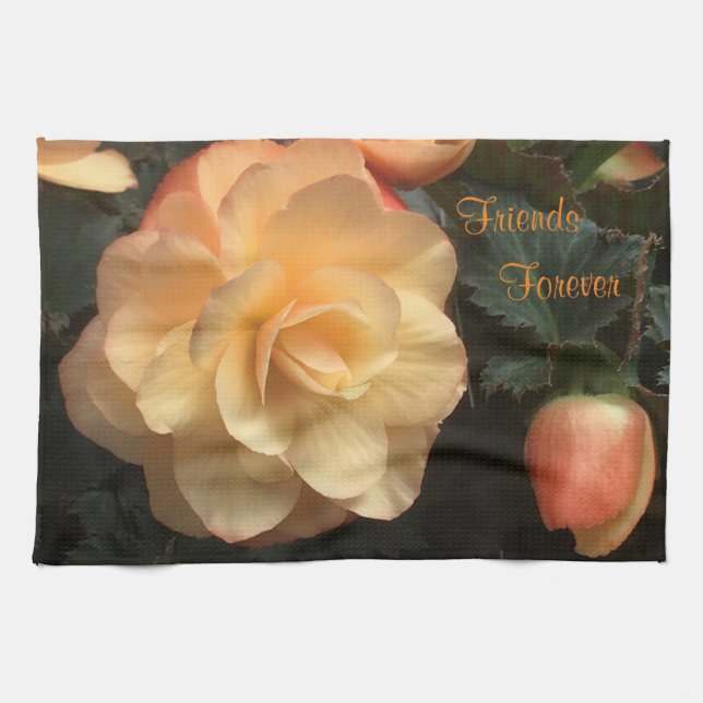 Vänner för alltid kökshandduk (Horisontell)