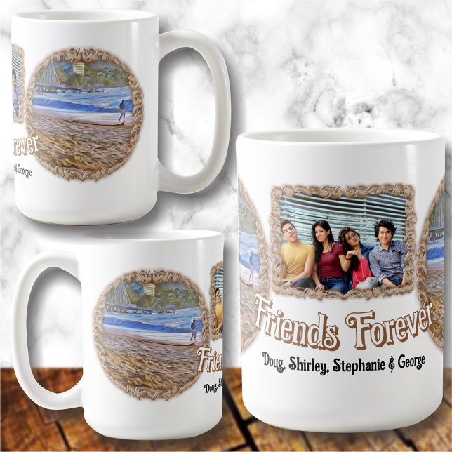 Vänner för Beach 786 Kaffemugg (Skapare uppladdad)