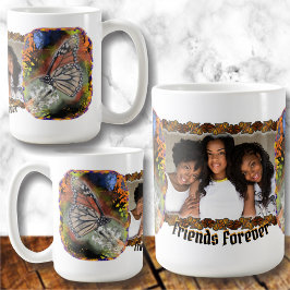 Vänner för Butterfly Kaffemugg