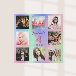 Vänner för evigt fotofoto för  rosa lila