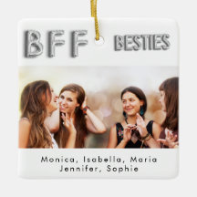 Vänner för evigt fotofoto silver besties BFF