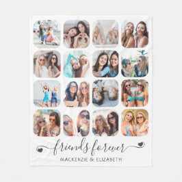 Vänner för handskrivna skripthärdar 16 foto fleecefilt