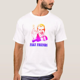 Vänner för övertoningsfenor i färg t shirt