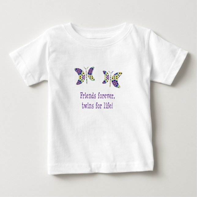 Vänner för Twillingar för livet Tee (Framsida)