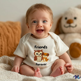 Vänner för Uggla & Hund - Cute Animal Assiments T Shirt