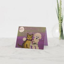 Vänner för Valentine Card Helgkort