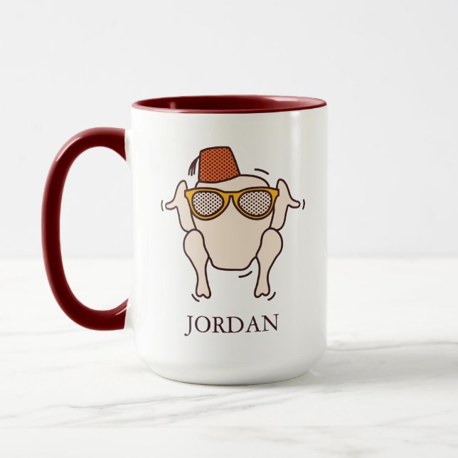 VÄNNER™ | Friendsgiving | Lägg till ditt namn Mugg (Vänster)