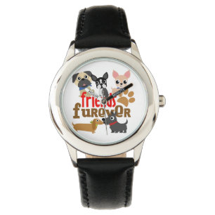 Vänner Furever Hundar-valpar Armbandsur