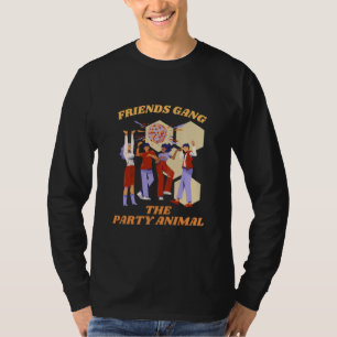 Vänner Gang Party Anima Party Friend T Shirt
