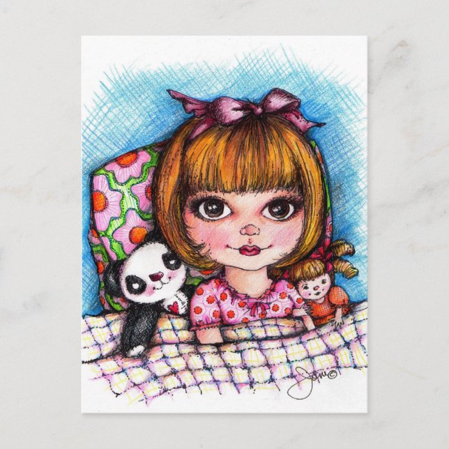 Vänner gör allt Sak bättre Vykort (Framsida)