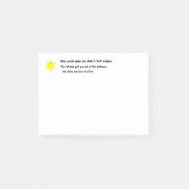 Vänner gör dig sken post-it block