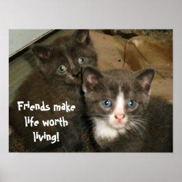 VÄNNER GÖR LIVET VÄRT ATT LEVA poster