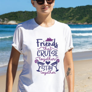 Vänner Group Cruise Resa Vacation T Shirt