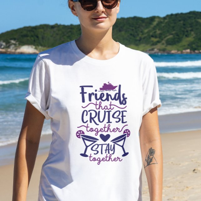 Vänner Group Cruise Resa Vacation T Shirt (Skapare uppladdad)