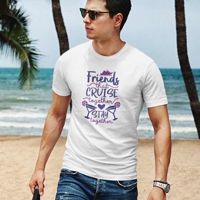 Vänner Group Cruise Resa Vacation T Shirt (Skapare uppladdad)