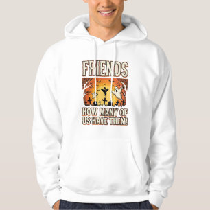 Vänner Halloween Spök Graveyard Design_1 Hoodie